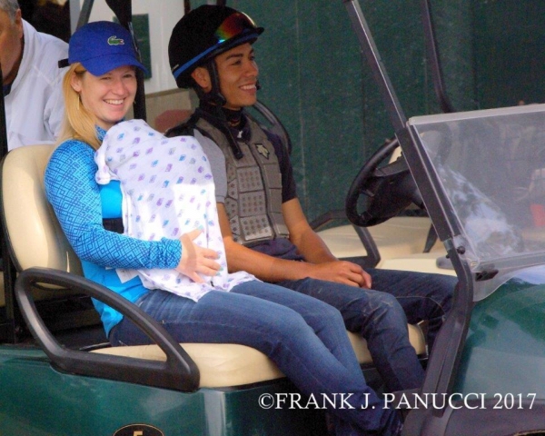 Jose Ortiz, wife Taylor & baby